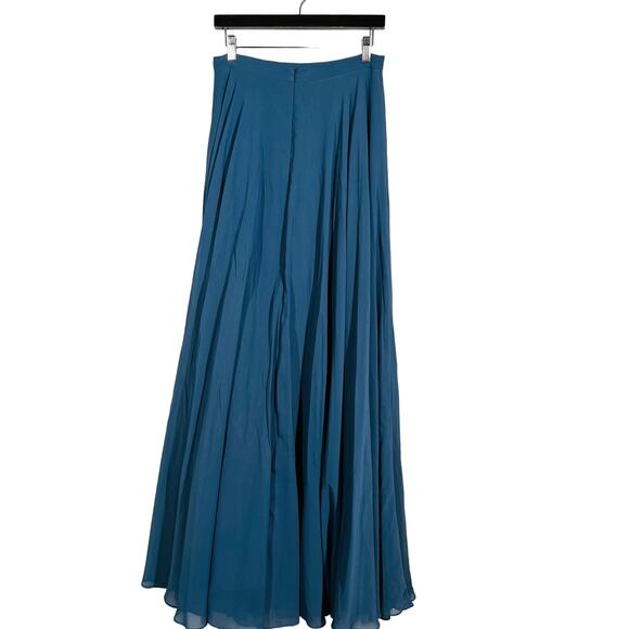 NEW! Jenny Yoo Collection Hampton Skirt Evening Blue Luxe Chiffon Wedding - 6 - Picture 7 of 7